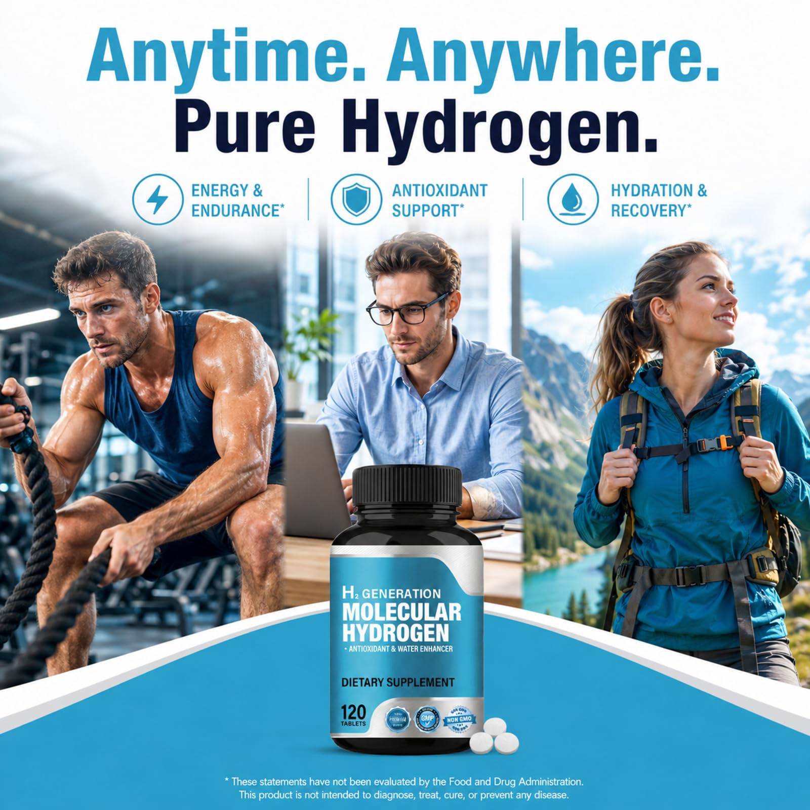 Herbounty etiqueta de ingredientes con magnesio y libre de alérgenos