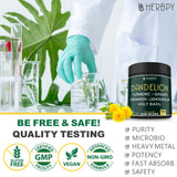 Herbpy etiqueta con información nutricional y certificaciones visibles