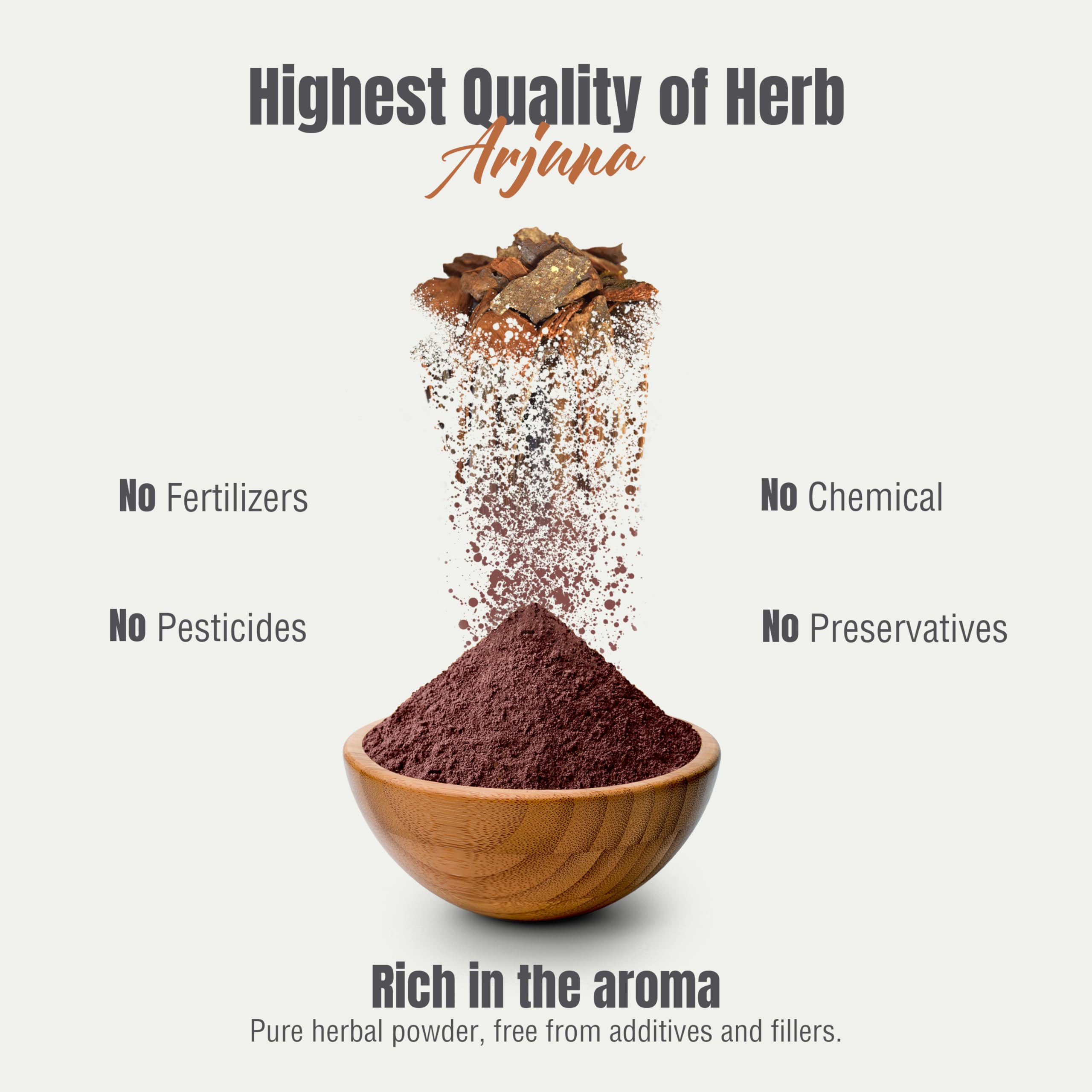 Herbsforever etiqueta con información del producto legible y útil