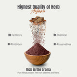 Herbsforever etiqueta con información del producto legible y útil