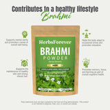 Herbsforever hojas secas de Bacopa que ilustran origen natural