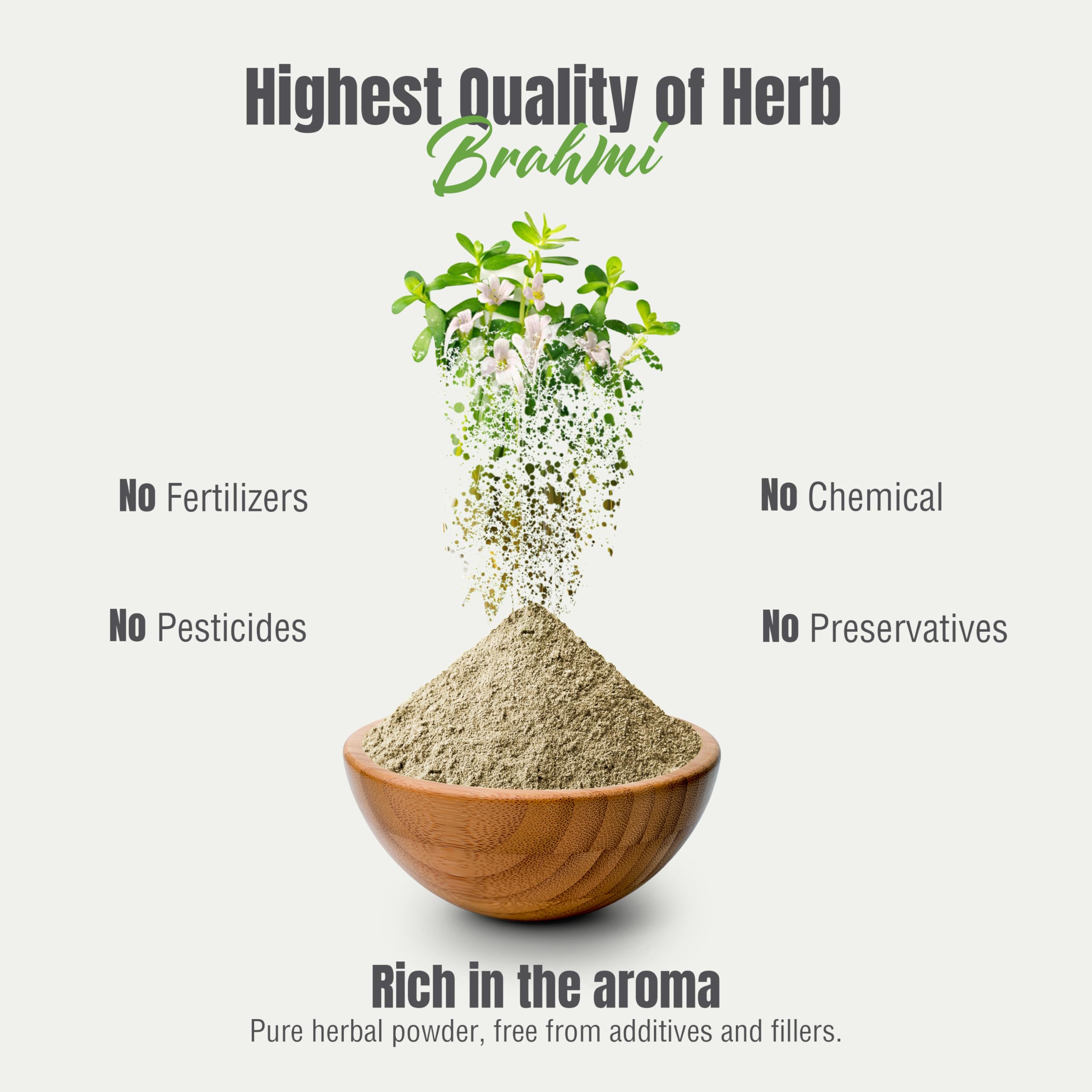 Herbsforever taza con infusión de Brahmi para consumo cotidiano