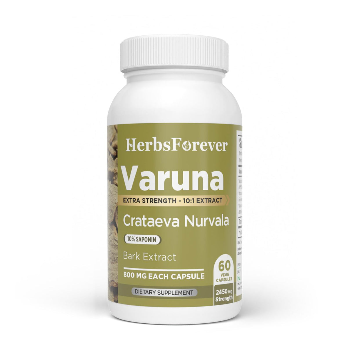 Herbsforever frasco frontal mostrando 60 cápsulas y etiqueta clara