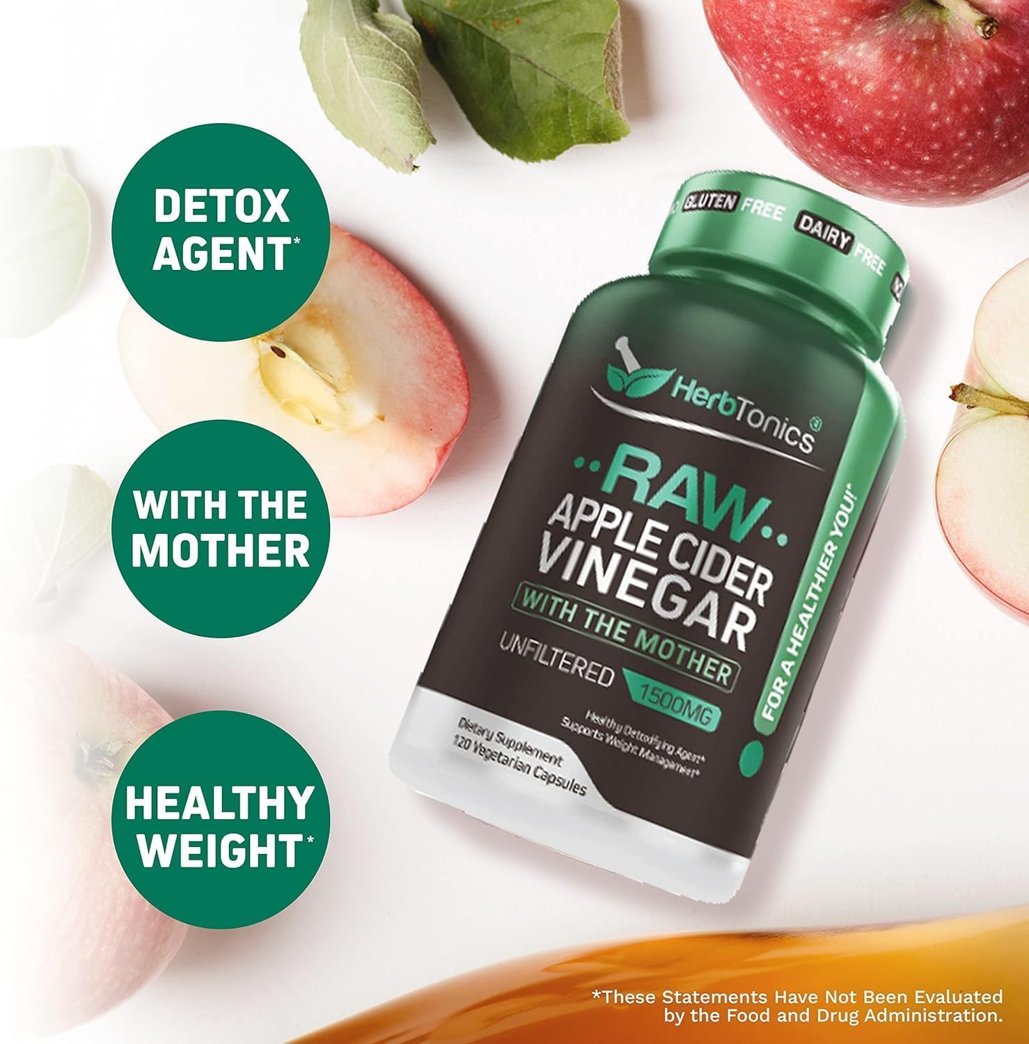 Herbtonics detalle de textura de cápsula vegana sin sabor