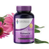 Herpanacine frontal del envase mostrando el diseño y beneficios visibles