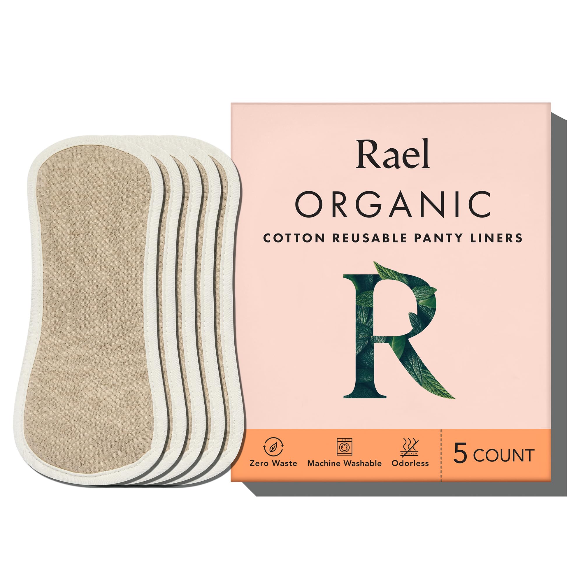 Hesta Rael empaque frontal mostrando 5 protectores y beneficios sostenibles