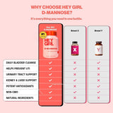 Hey Girl primer plano de extractos de arándano y hibisco destacando origen botánico