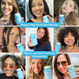 HEY GIRL NUTRITION frasco junto a regla para comparar tamaño y cantidad