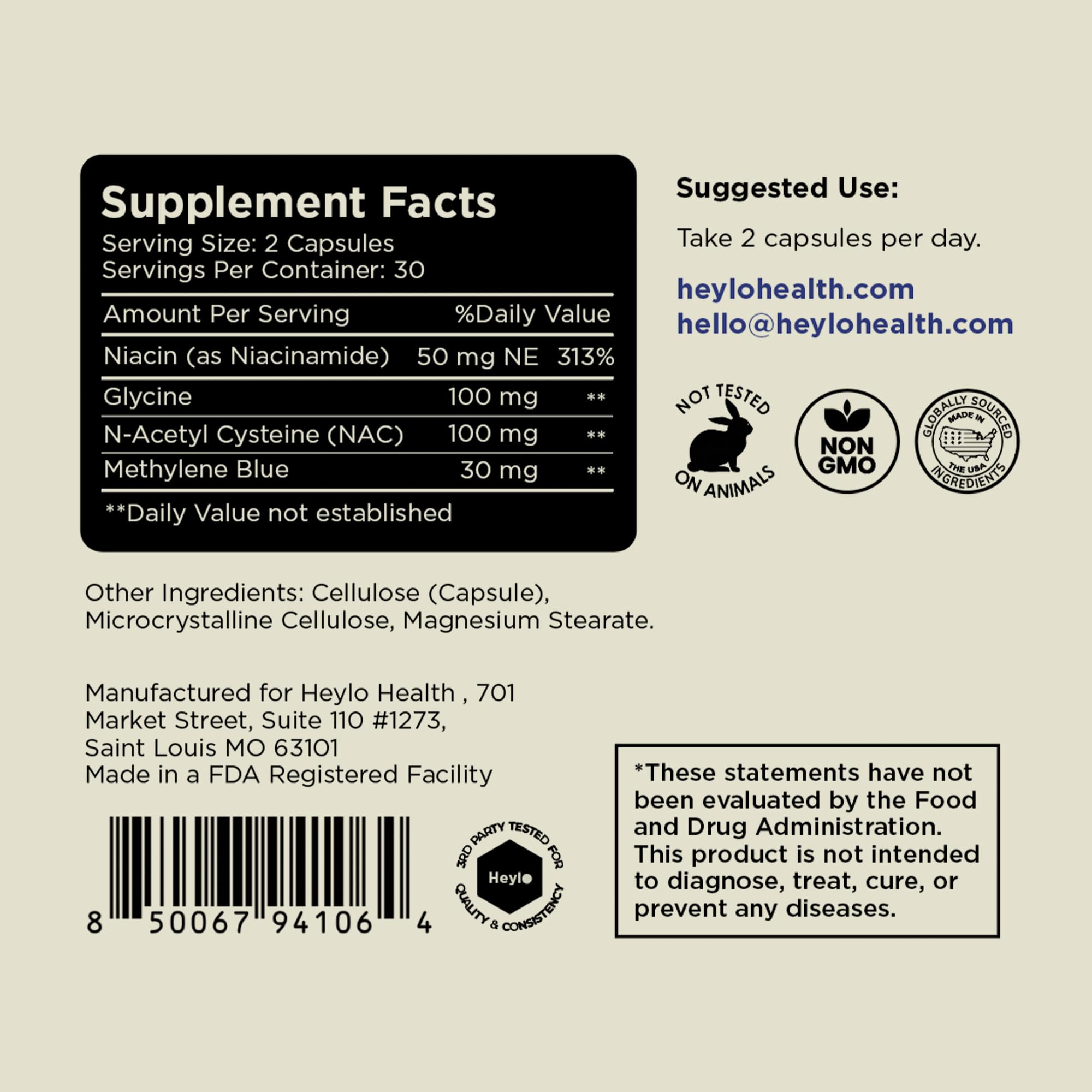 Heylo Health detalle del polvo y textura de ingredientes puros, evidencia de pureza