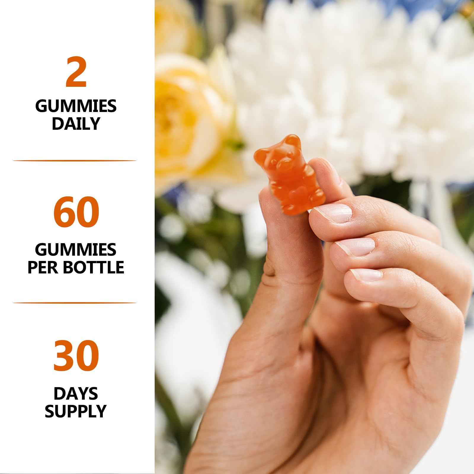 HFELIZ ingredientes naturales naranja resaltando sabor sin azúcar