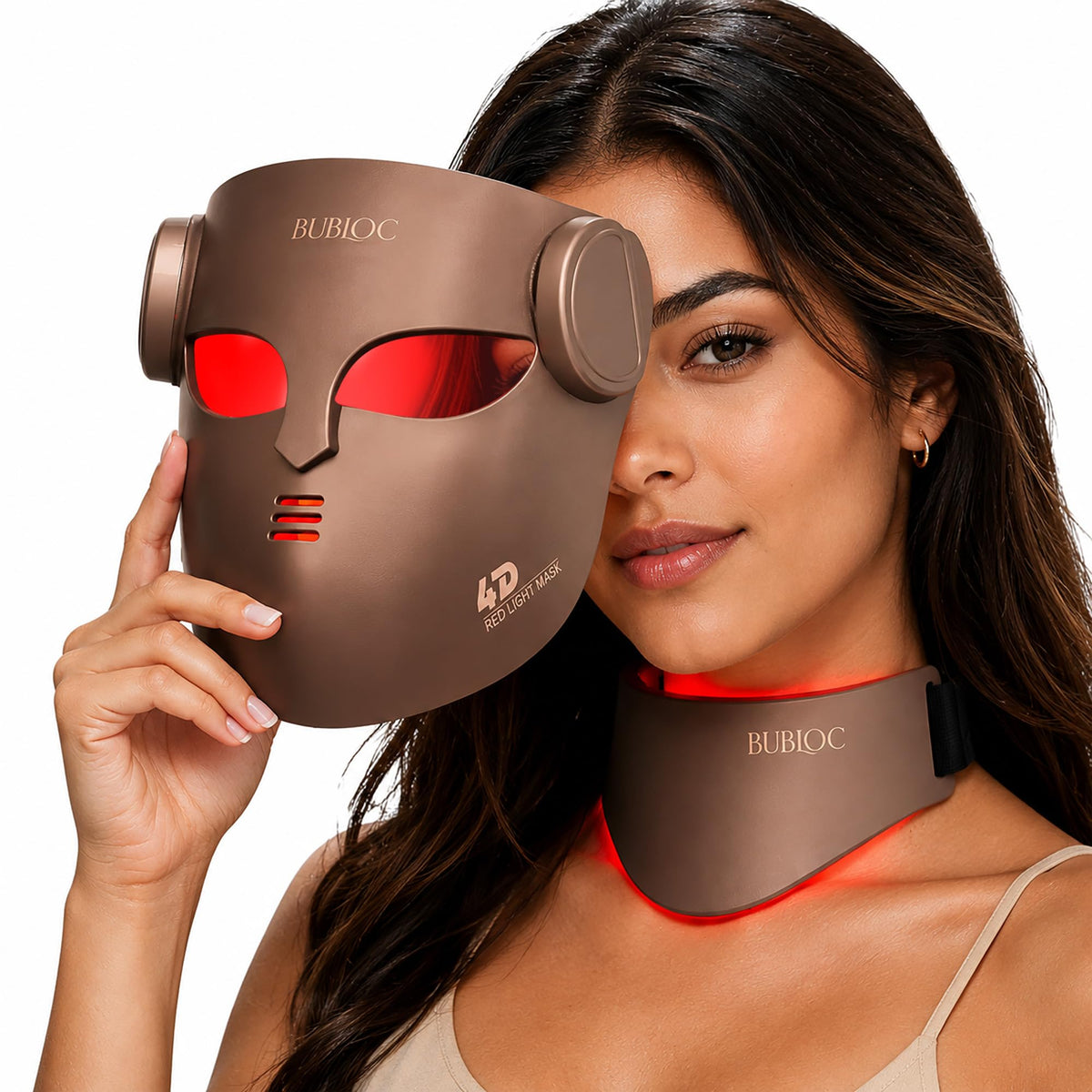 HGYYGACN máscara frontal mostrando cobertura completa y comodidad