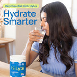 Hi-Lyte etiqueta con lista de ingredientes limpia y beneficios visibles