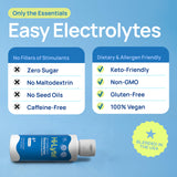 Hi-Lyte etiqueta de ingredientes, incluye magnesio potasio y zinc