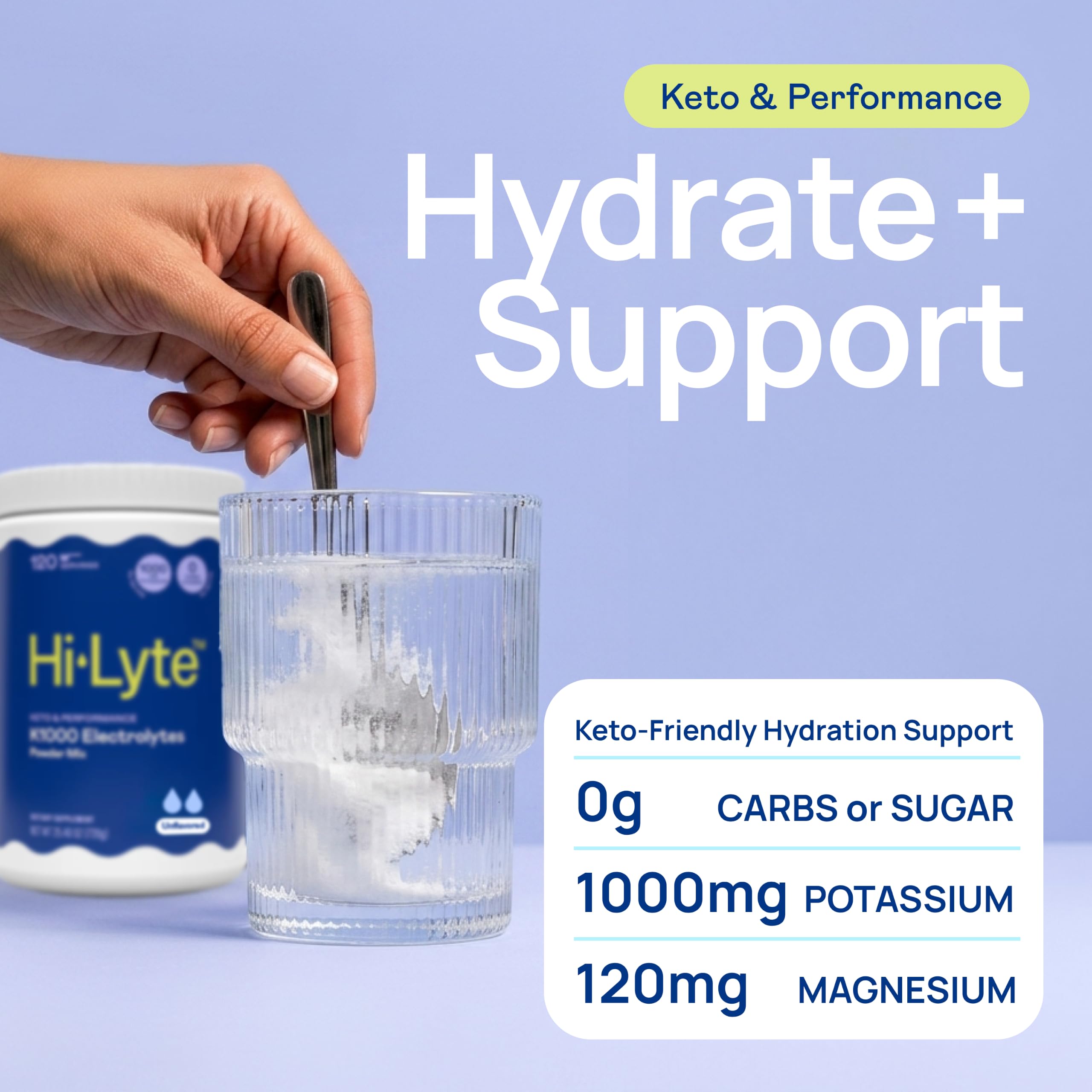 Hi-Lyte polvo K1000 textura cercana, mezcla fina para disolución rápida