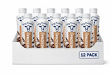 Generic high protein chocolate frontal del envase mostrando botella y beneficio proteico