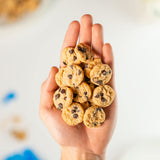 HighKey escena de desayuno con galletas para una merienda baja en azúcares