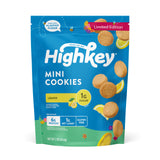 HighKey frente del empaque mostrando galletas mini y beneficios keto