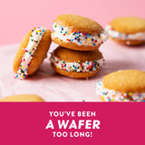 HighKey galleta junto a regla para comparar tamaño y porciones controladas