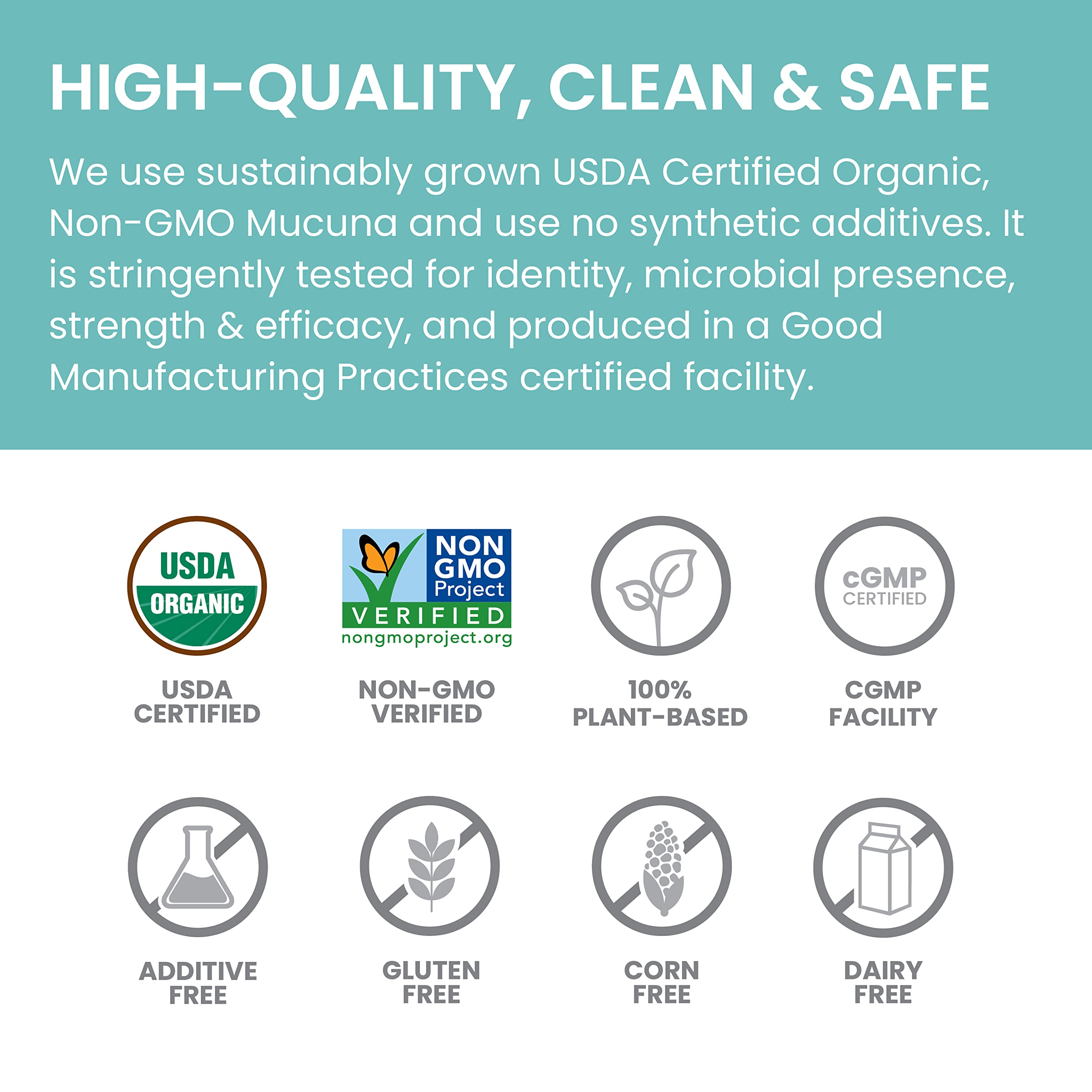 Himalaya etiqueta con sellos USDA Organic y Non-GMO Project verificados