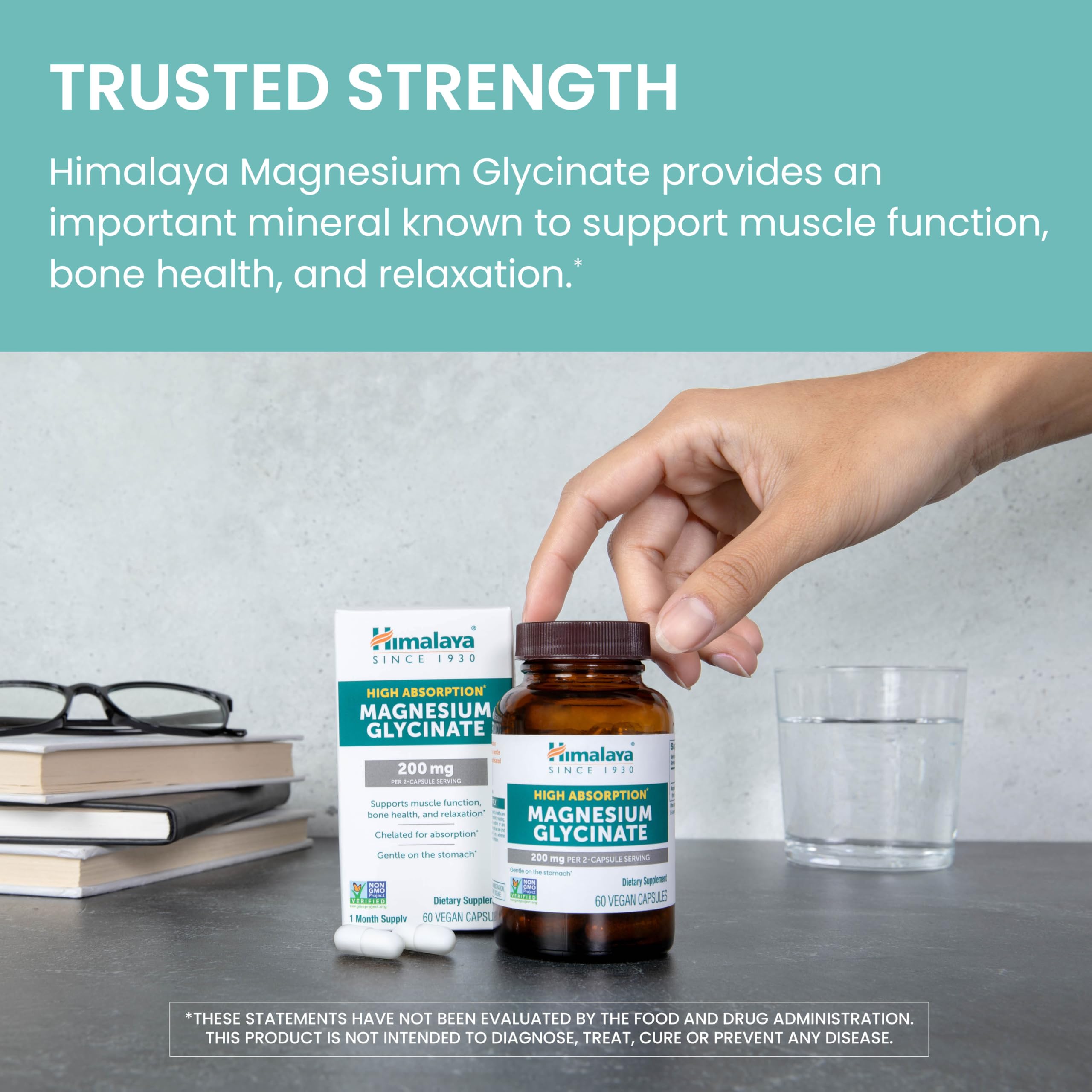 Himalaya gráfico comparativo de formas de magnesio y beneficio absorción