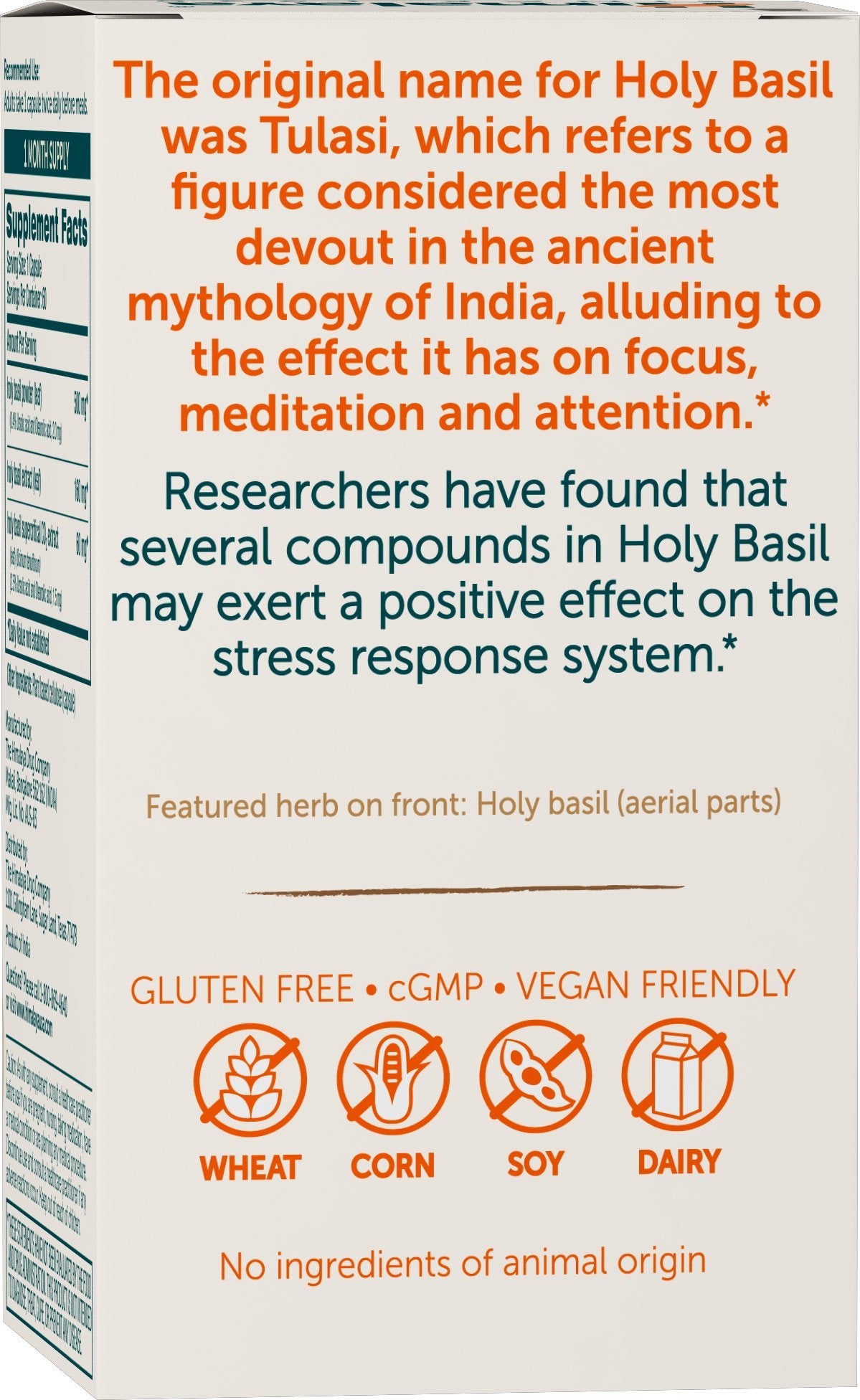 Himalaya sello vegano y libre de gluten resaltando confianza alimentaria