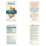 Himalaya producto junto a ejercicio ligero sugiriendo flexibilidad