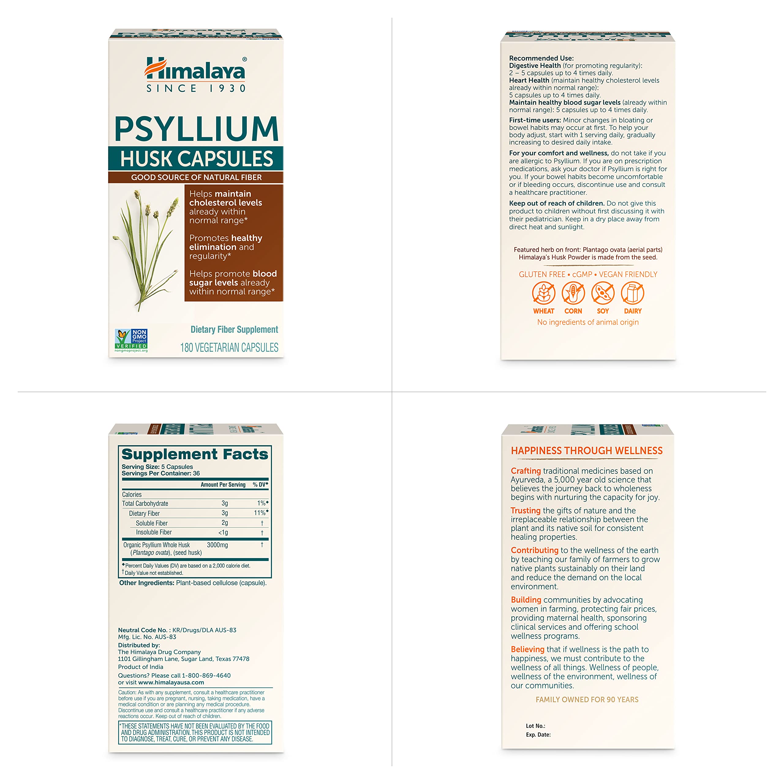 Himalaya producto en mesa de desayuno para apoyo a la rutina diaria
