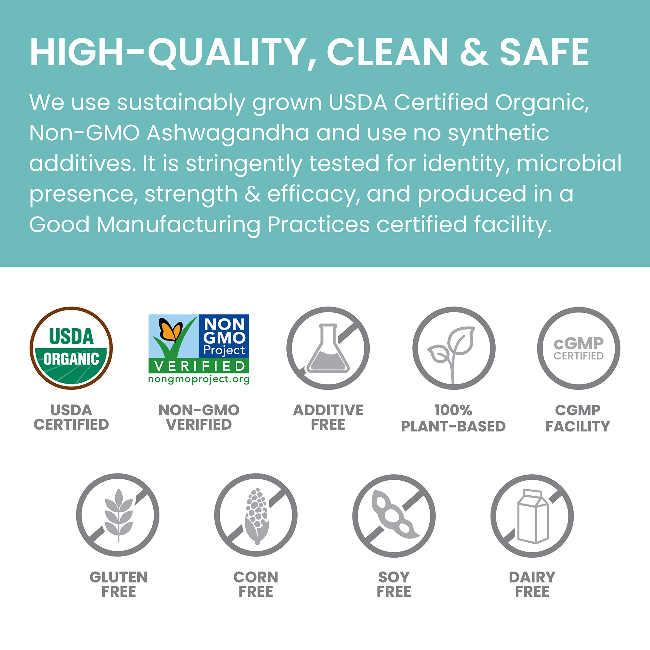 Himalaya etiqueta con sello USDA Organic y garantía de calidad