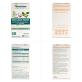 Himalaya Focused Mind comparación de tamaño de cápsula para referencia de uso diario