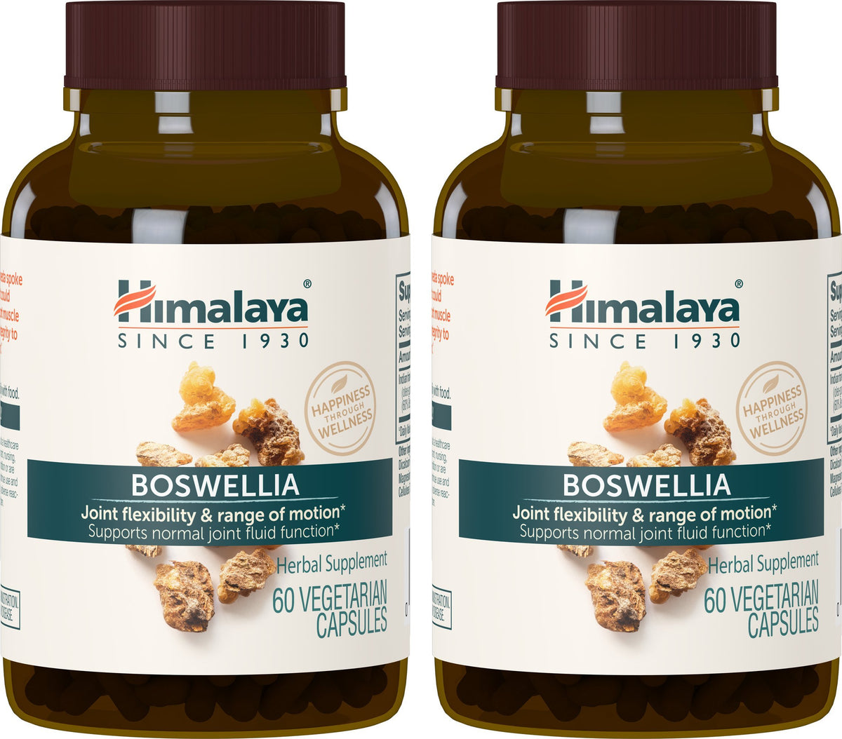 Himalaya frasco delantero mostrando etiqueta y beneficio de movilidad