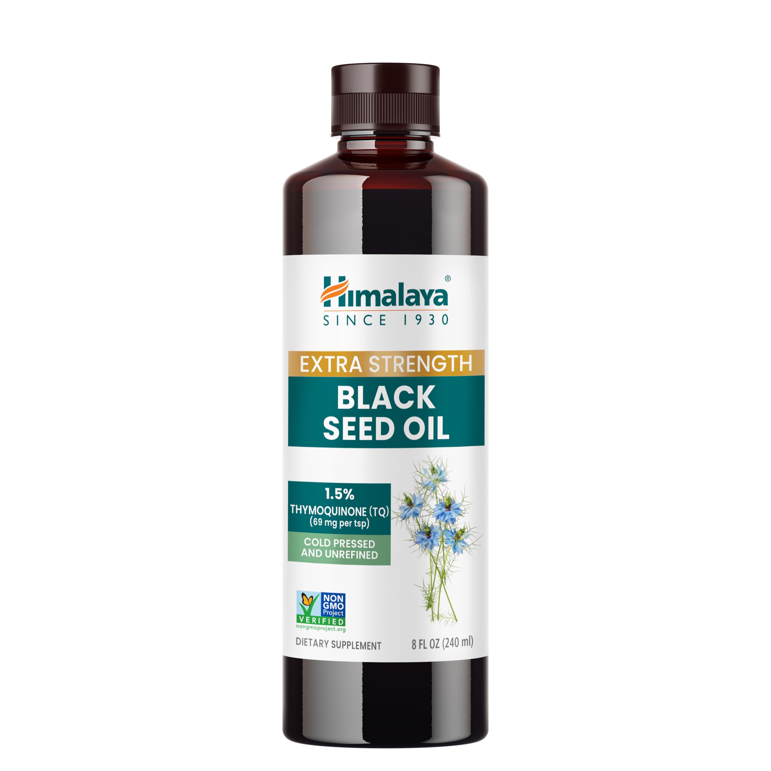 Himalaya botella frontal mostrando etiqueta clara y beneficio de pureza