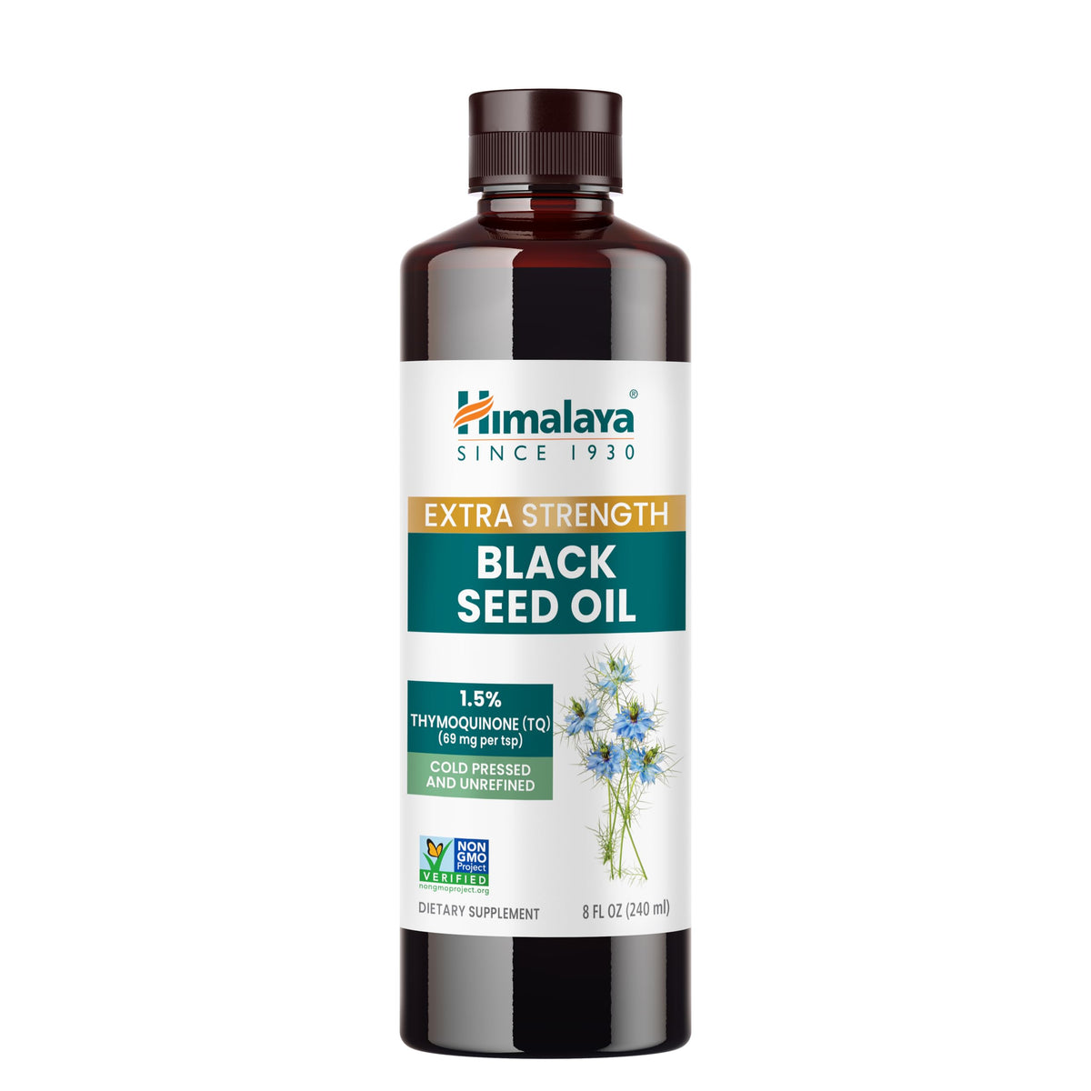 Himalaya botella frontal mostrando etiqueta clara y beneficio de pureza
