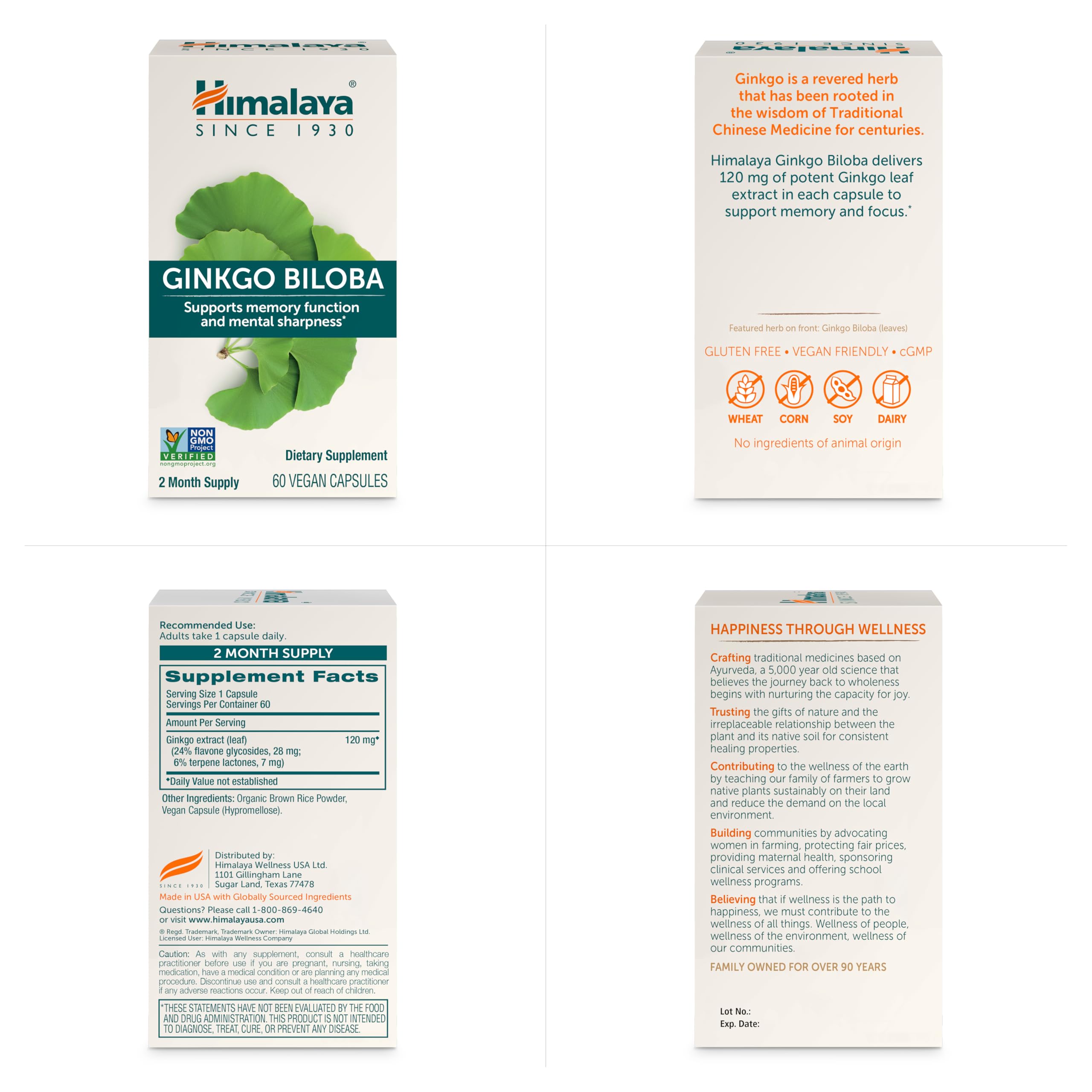 Himalaya cápsulas sobre escritorio junto a libro para contexto de uso diario