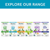Himalaya ingredientes botánicos secos (Bacopa, Gotu Kola), origen natural visible