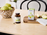 Himalaya Hello Joy cápsula abierta mostrando el contenido herbal y textura fina