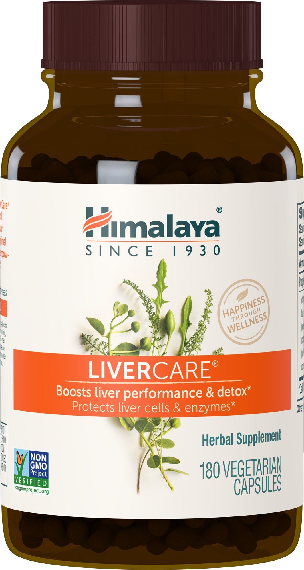 Himalaya LiverCare frente del empaque mostrando etiqueta clara y beneficios