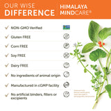 Bote de Himalaya MindCare sobre escritorio simbolizando uso diario en trabajo