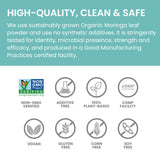 Himalaya etiqueta con información nutricional clara y certificaciones