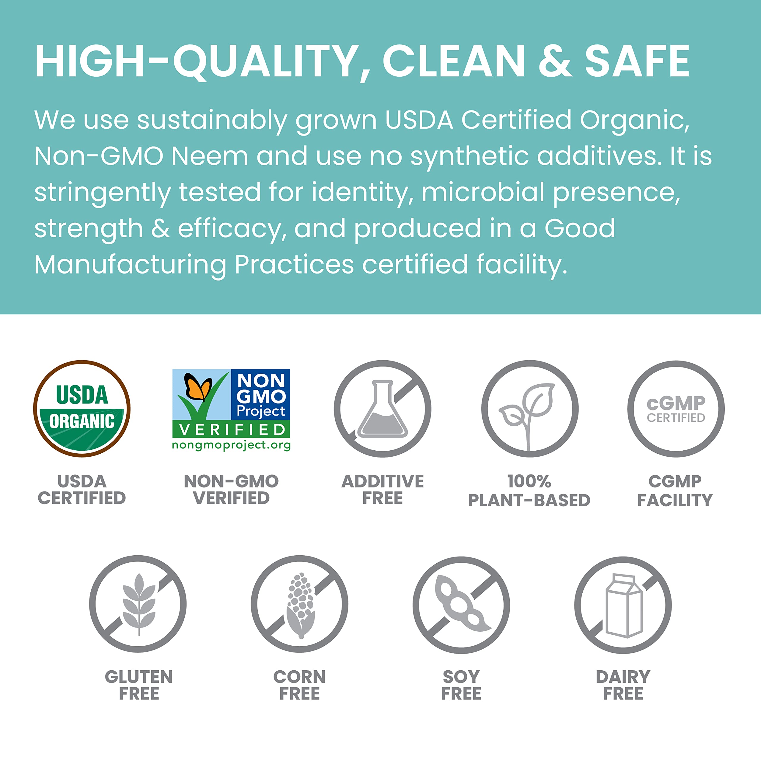 Himalaya etiqueta con sellos USDA Organic y sin gluten para confianza