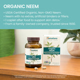 Himalaya detalle del extracto de neem resaltando concentración efectiva