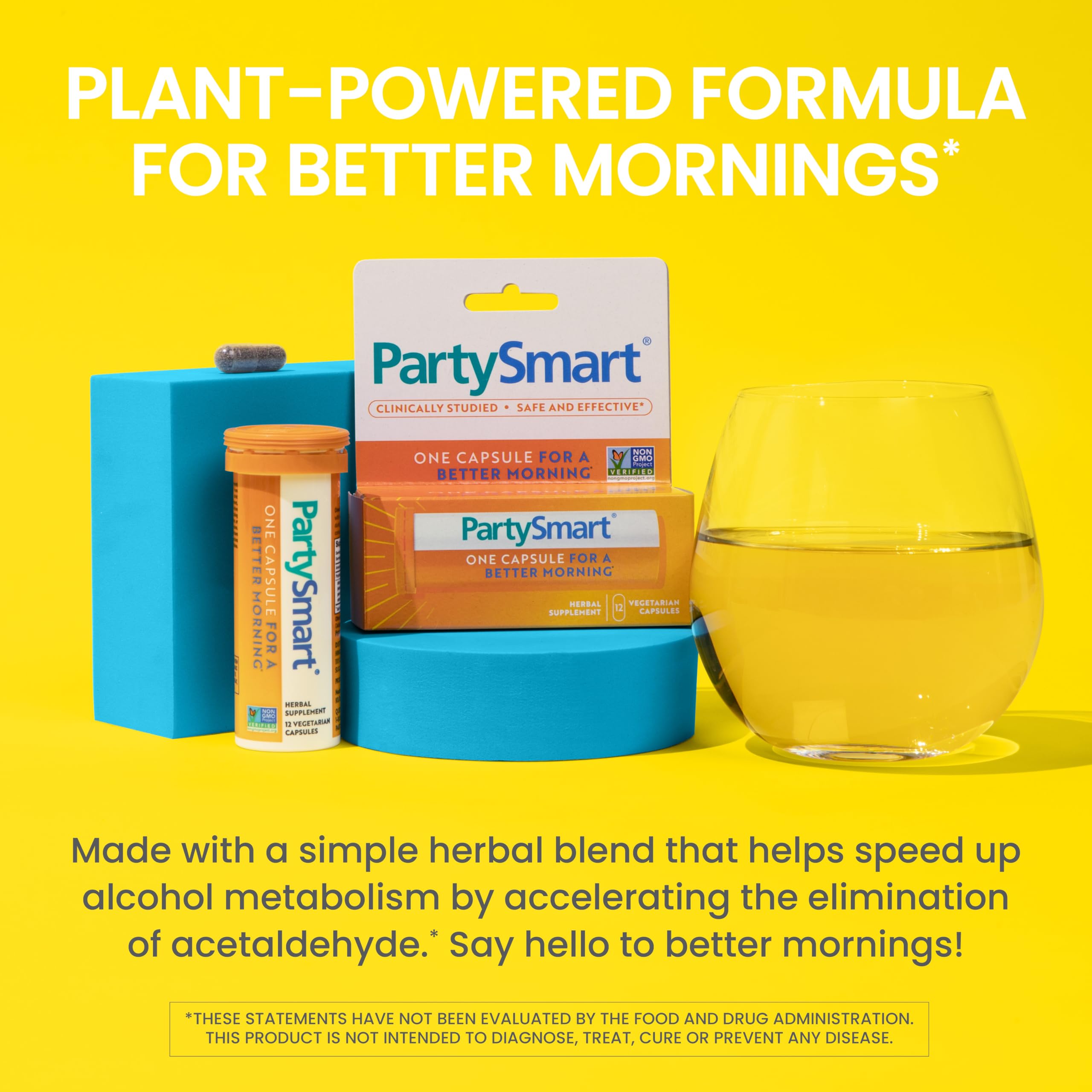 Himalaya PartySmart etiqueta de ingredientes que muestra composición botánica