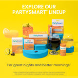 Escena de reunión social con Himalaya PartySmart sobre la mesa como opción para invitados