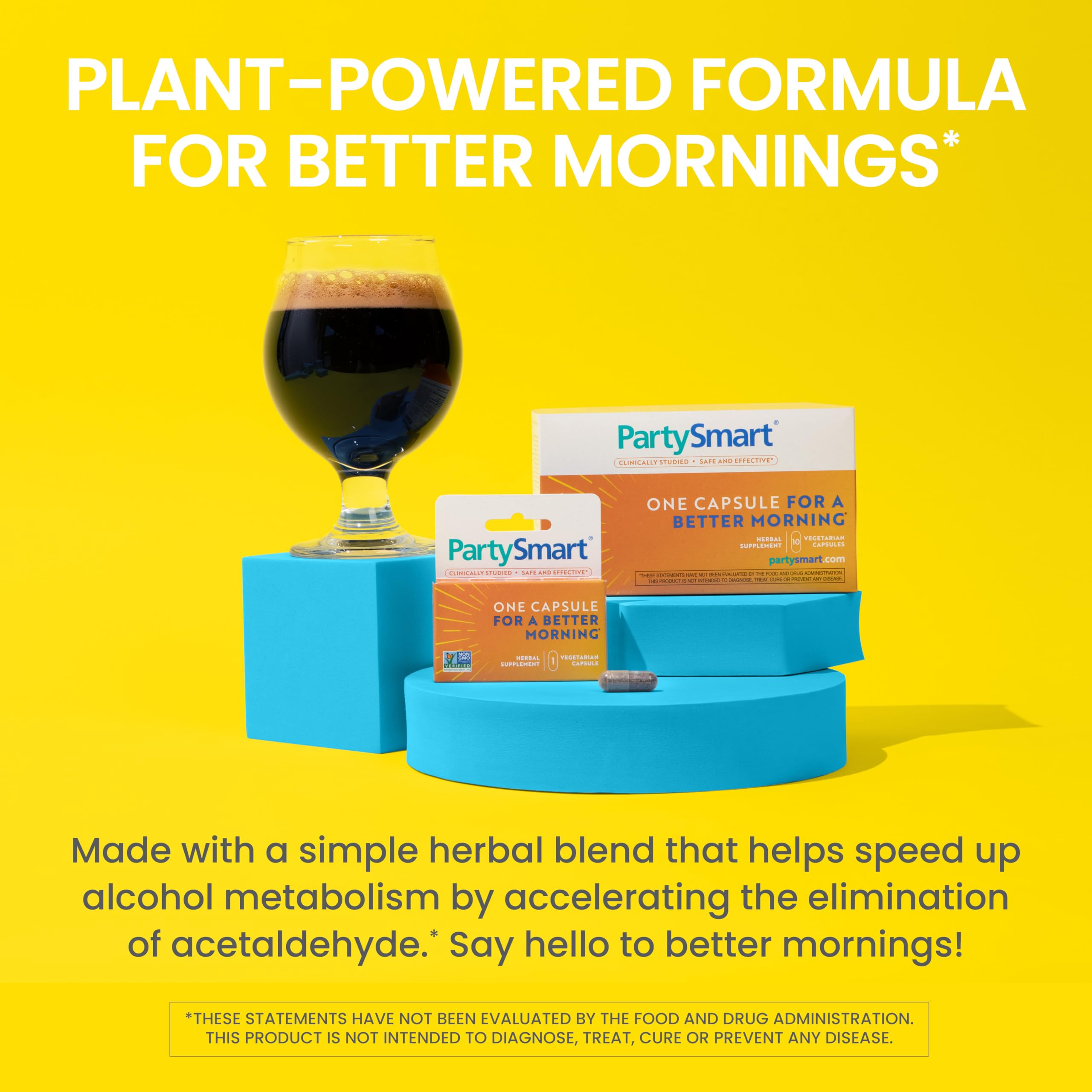 Himalaya PartySmart ingredientes herbales como andrographis y achicoria