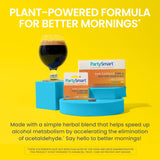 Himalaya PartySmart ingredientes herbales como andrographis y achicoria