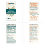 Himalaya cápsulas junto a productos naturales destacando compatibilidad dietaria
