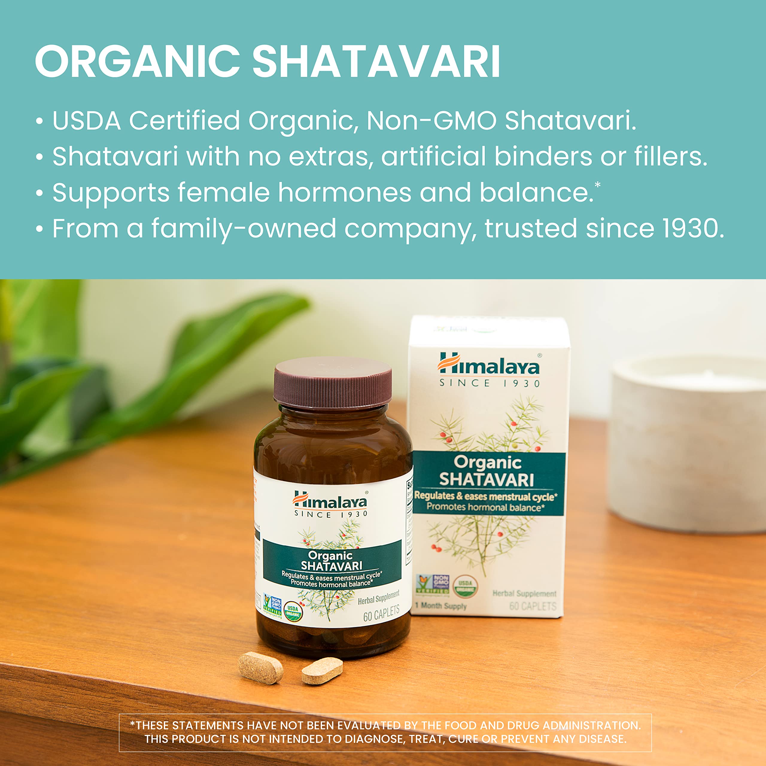 Himalaya etiqueta con certificaciones USDA Organic y beneficio confianza