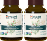 Himalaya frasco frontal de Shatavari orgánico, envase claro que comunica pureza y confianza