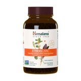 Himalaya StressCare frontal del envase mostrando formato vegano y beneficios