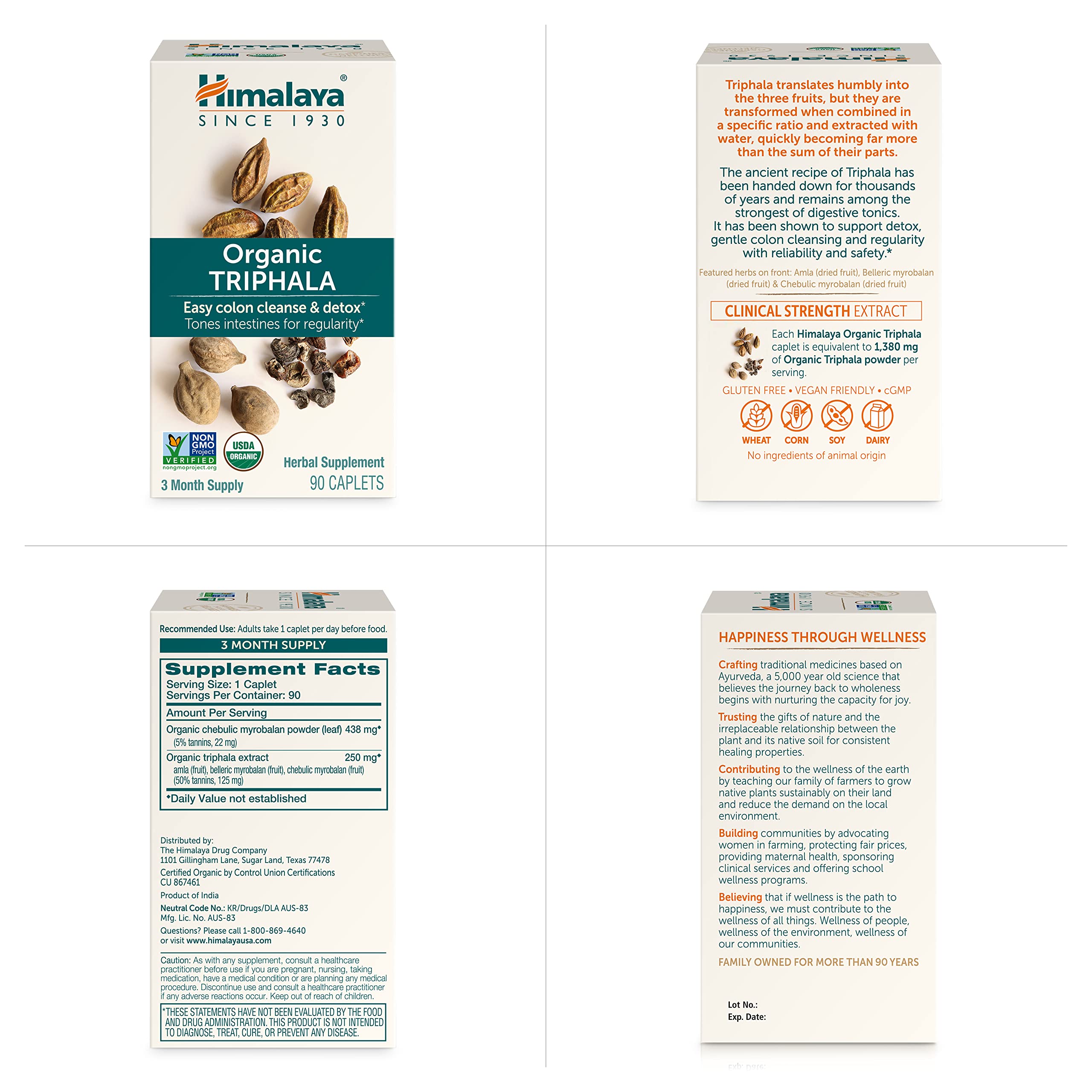 Himalaya frasco en cocina con frutas y plantas evocando estilo de vida saludable