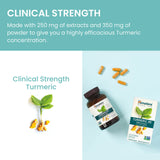 Himalaya Turmeric 95 cápsula abierta mostrando contenido y pureza